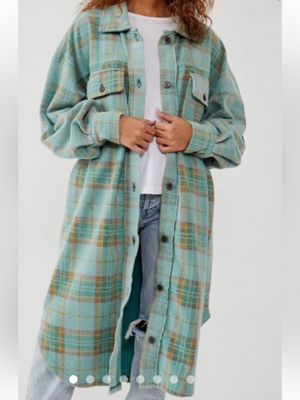 Free People Long Ruby Jacket
